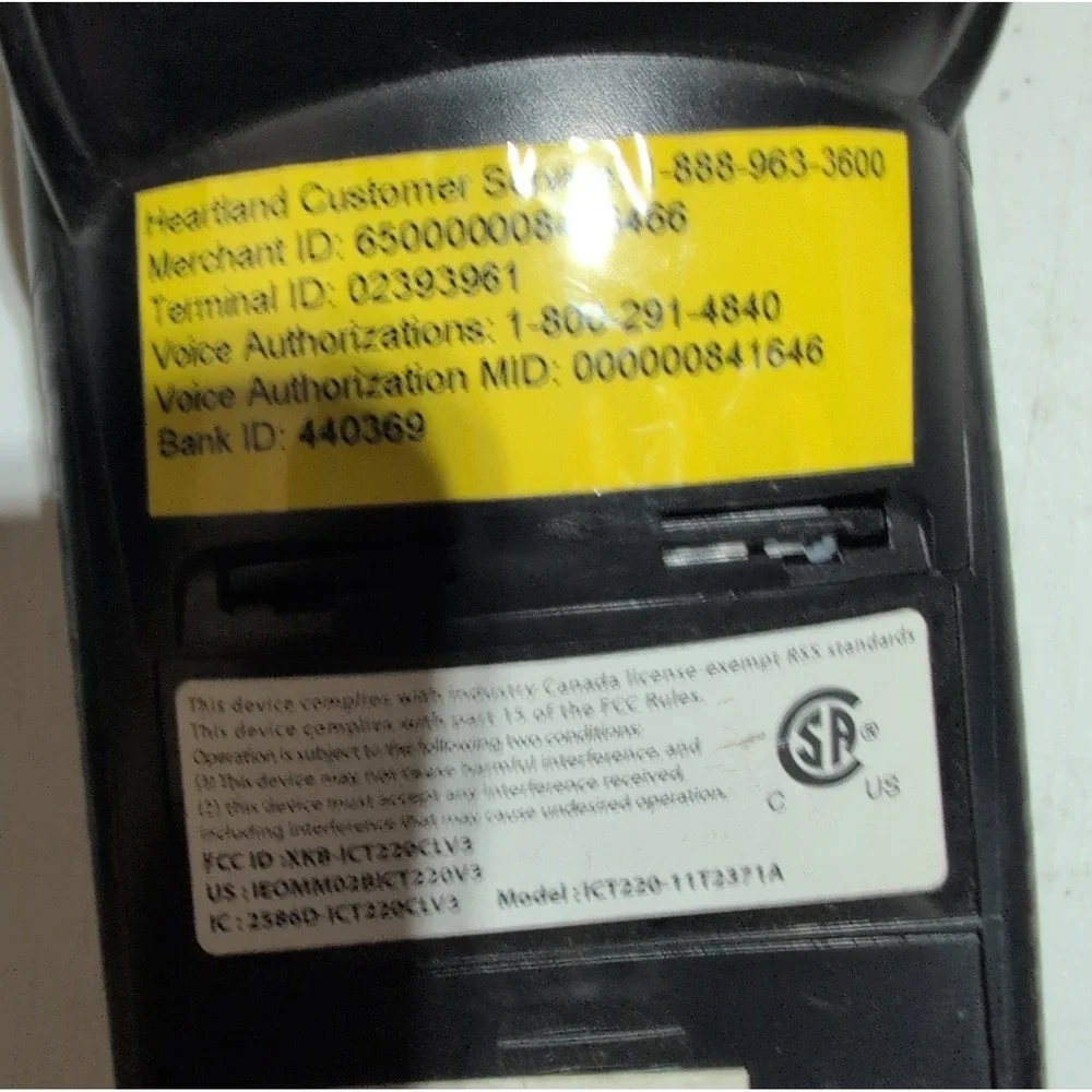 Ingenico iCT 220 Credit Card Payment Reader Terminal & Magic Box Connector Parts